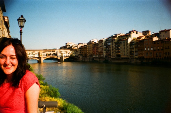River Arno, Florence shot on 35mm film using a lomography La Sardina camera