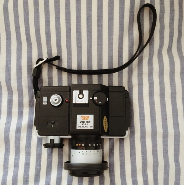 Minolta 110 Zoom SLR camera