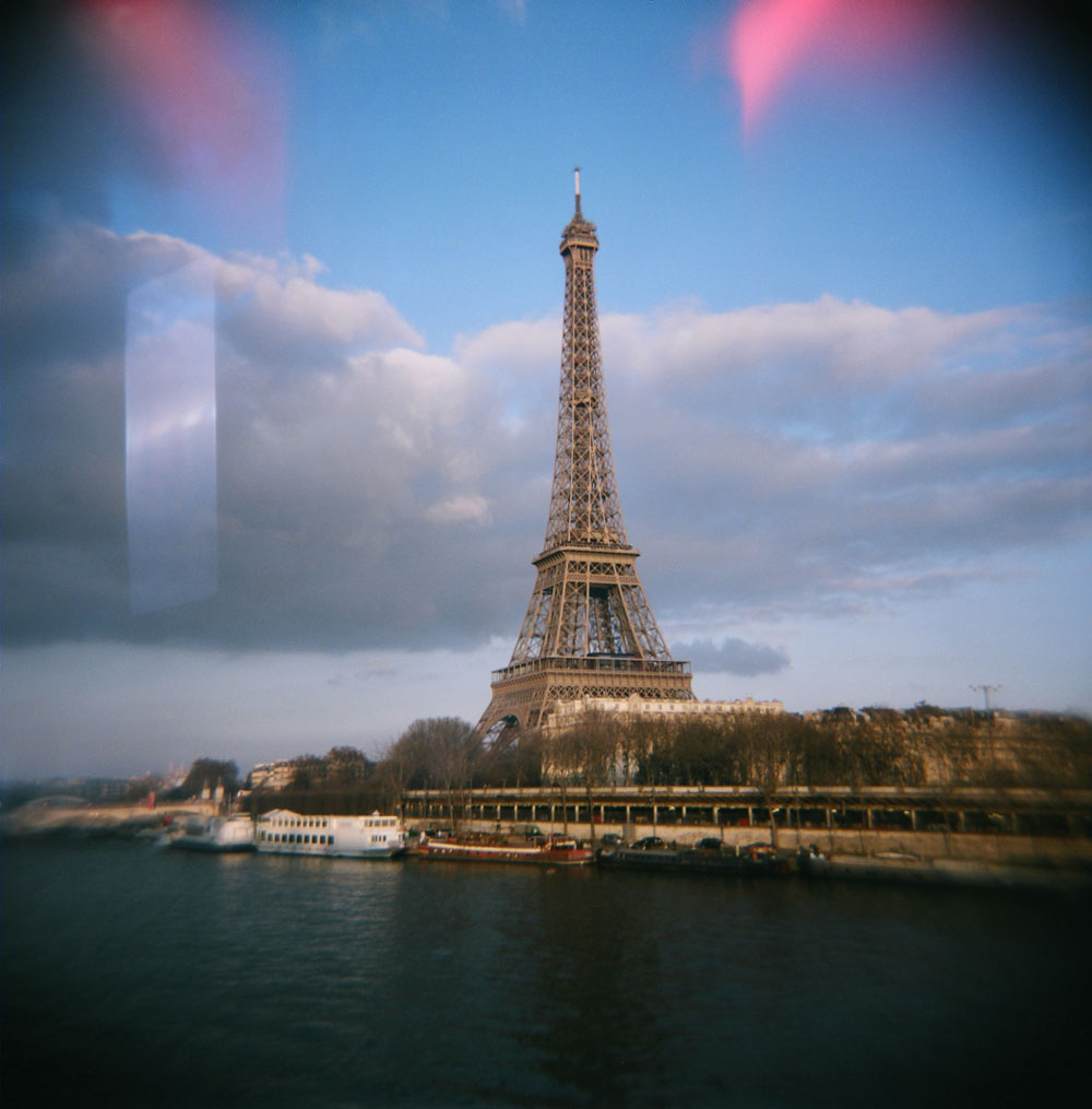 Eiffel Tower, Paris, France | Taken on a Holga 120N film camera