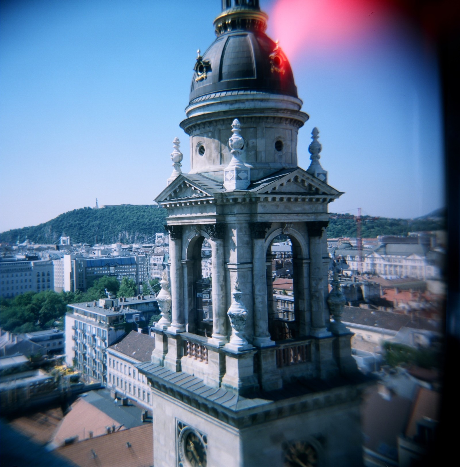 St. Stephen's Basilica, Budapest. Taken with a Holga 120N on 120 colour film.